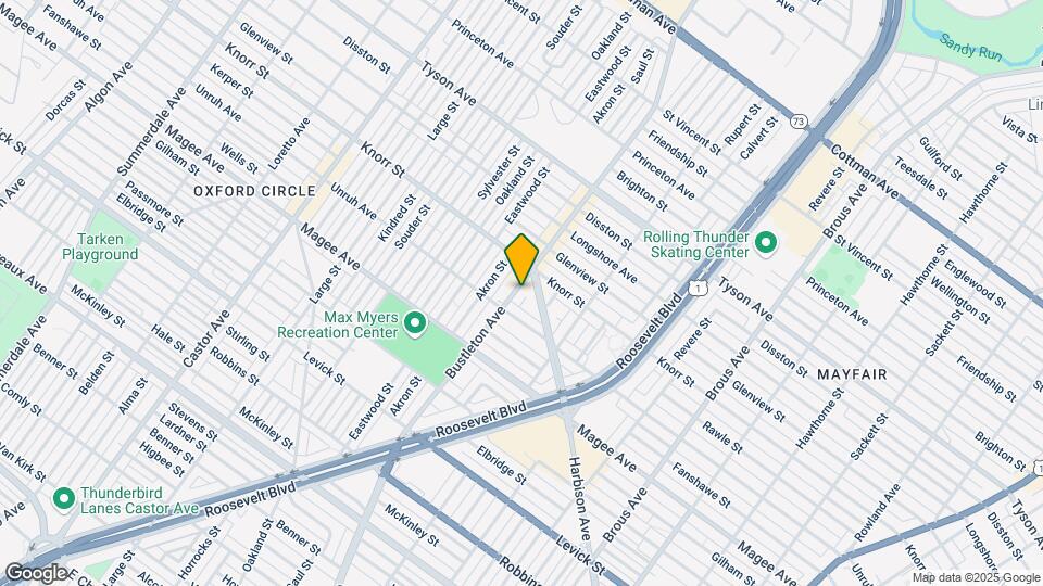 6725 Bustleton Ave Map and Location Details