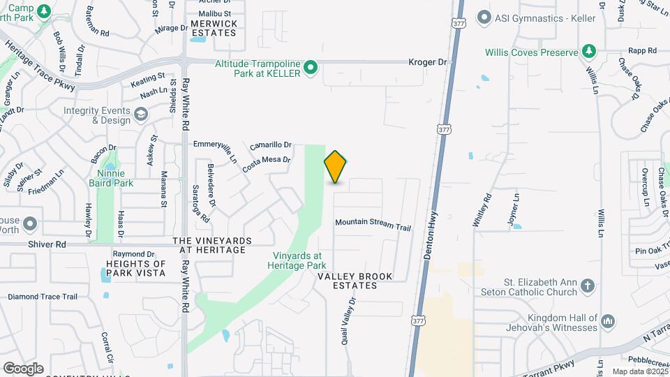 5701 Fountain Flat Dr Map and Location Details