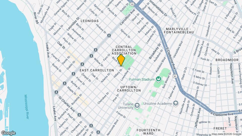 1532-1532 Hillary St Map and Location Details