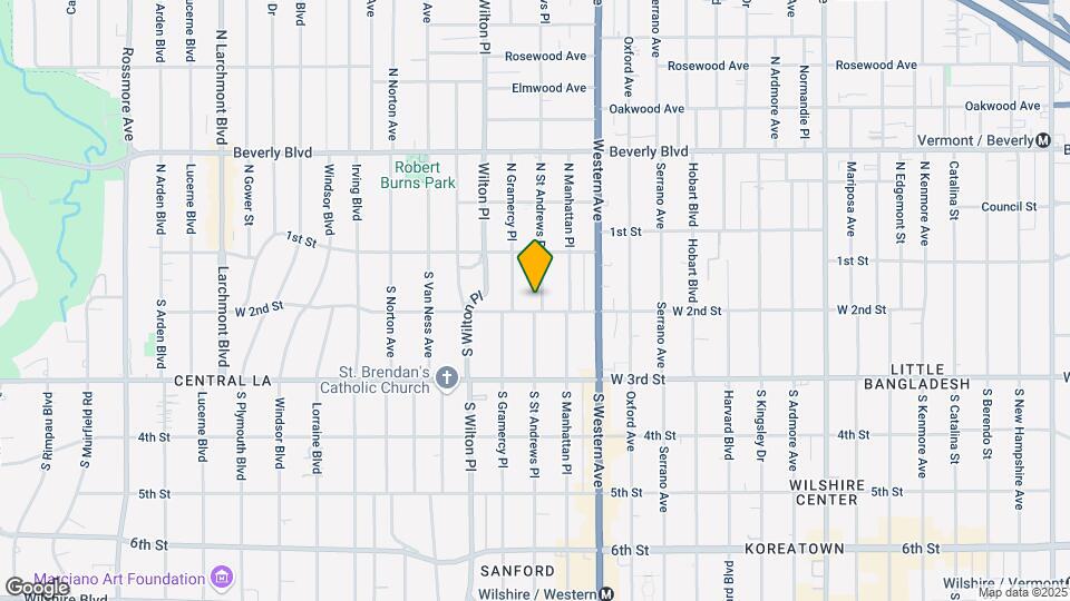 St. Andrews Pl. Apartments Map and Location Details