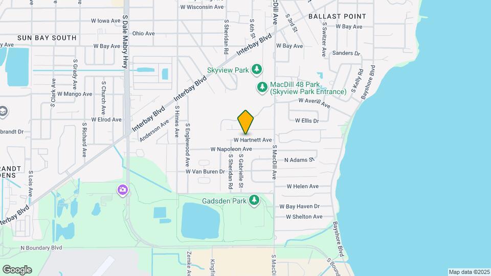 3203 W Hartnett Ave Mapa y Detalles de la Ubicación