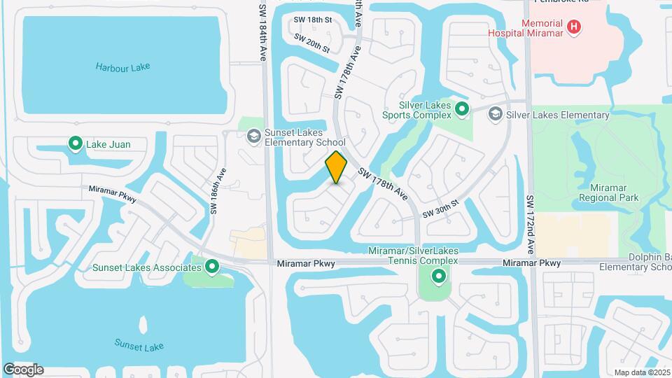 2734 SW 179th Ter Mapa y Detalles de la Ubicación