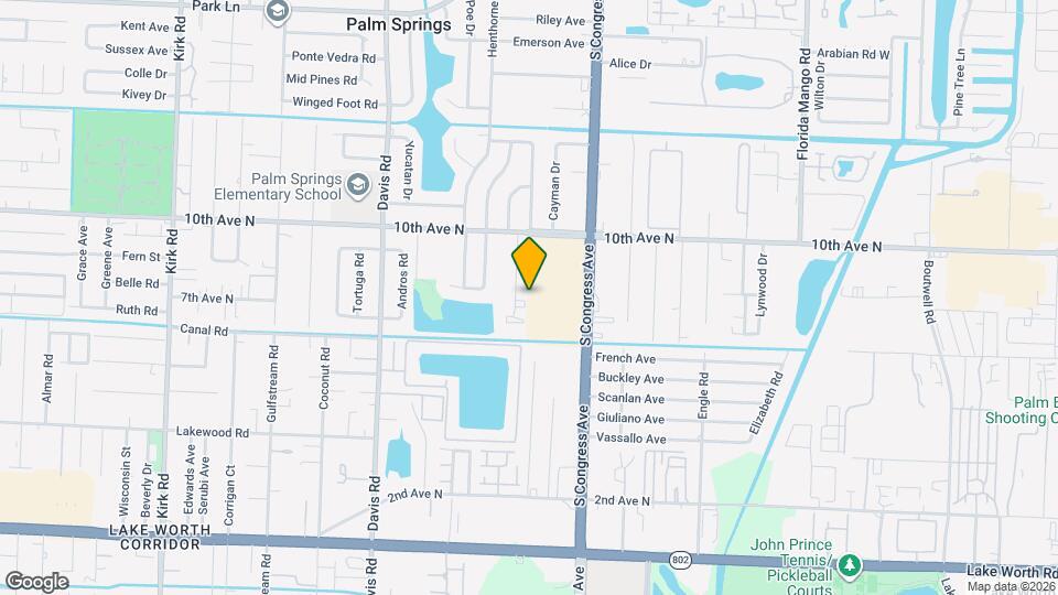 1065 Manor Dr Map and Location Details