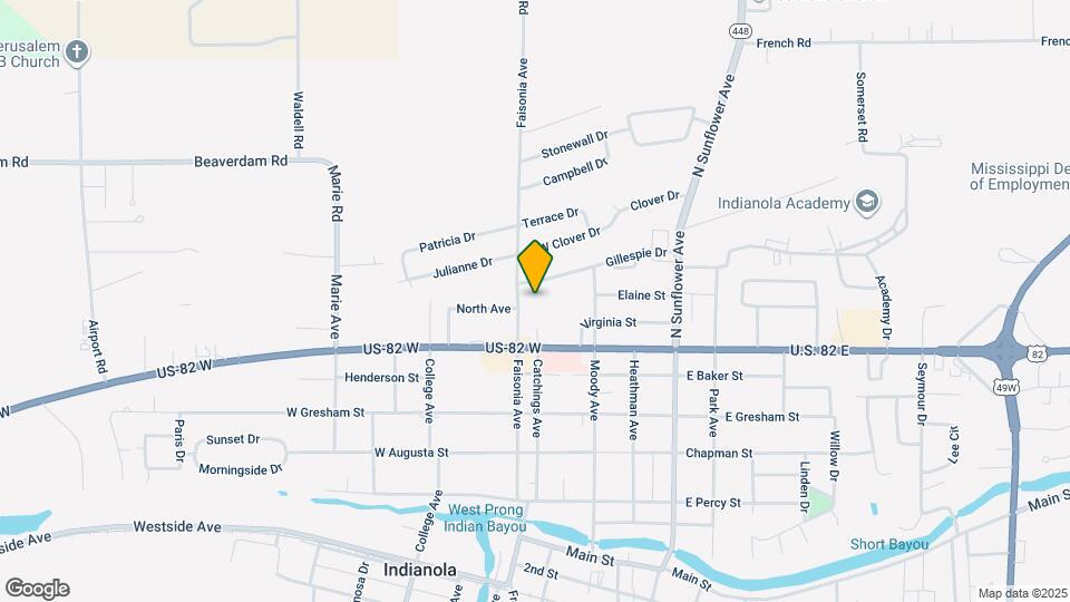 704 Faisonia Ave Mapa y Detalles de la Ubicación