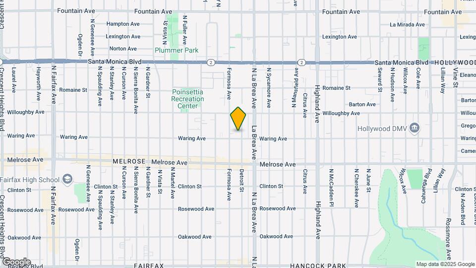 811 N Detroit St Map and Location Details