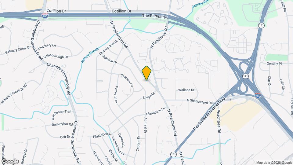 4106 N Shallowford Rd Map and Location Details