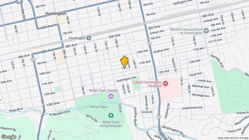 1126 13th St Map and Location Details