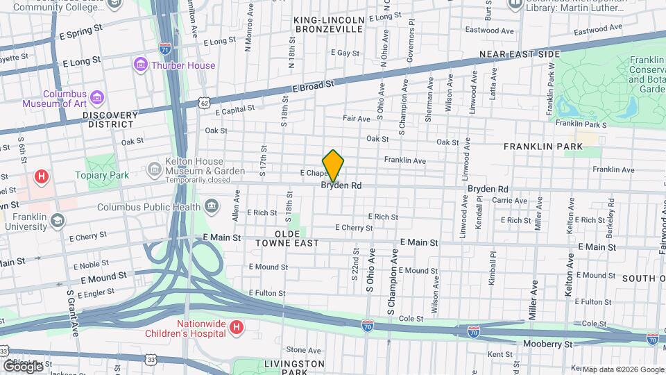 991-993 Bryden Rd Map and Location Details