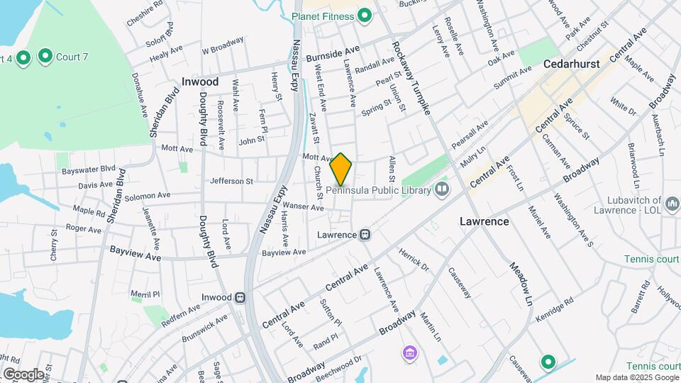 28 Clinton Ave Map and Location Details