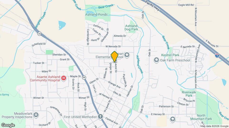 577 N Laurel St Map and Location Details