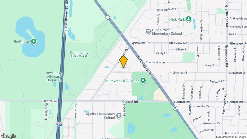 10409 Dearlove Rd Map and Location Details