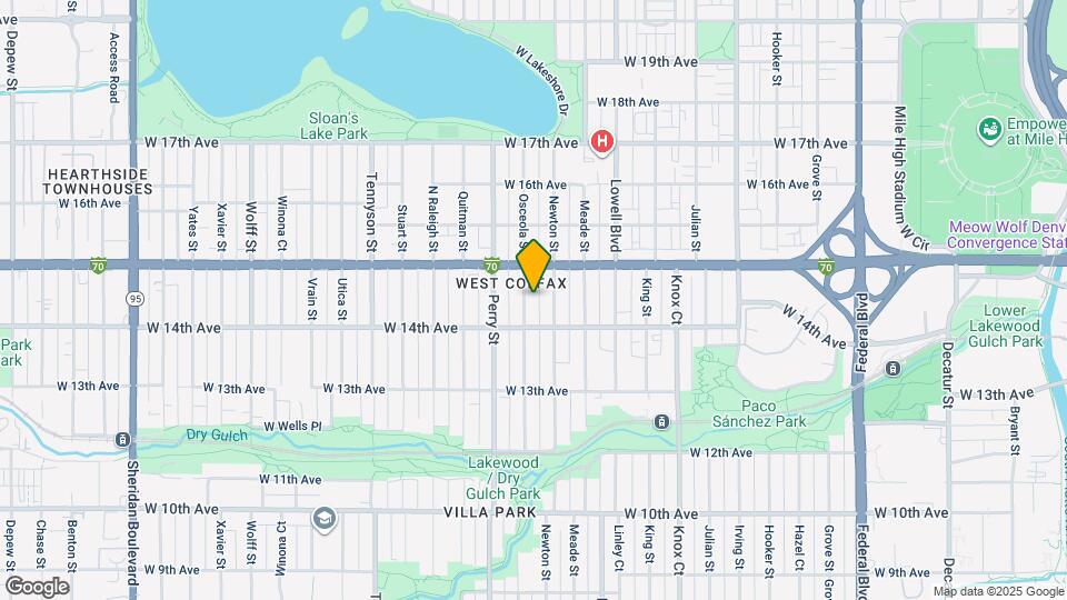 1438 Osceola St Map and Location Details