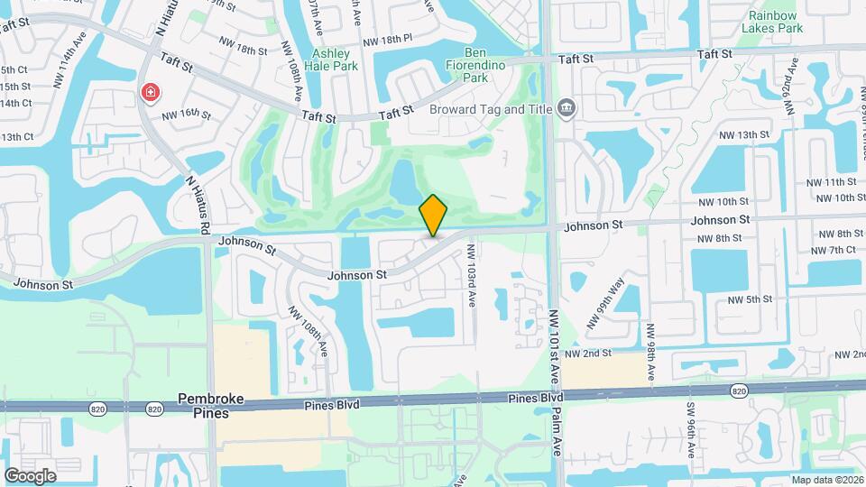 10346 NW 11th St, Unit 104 Map and Location Details