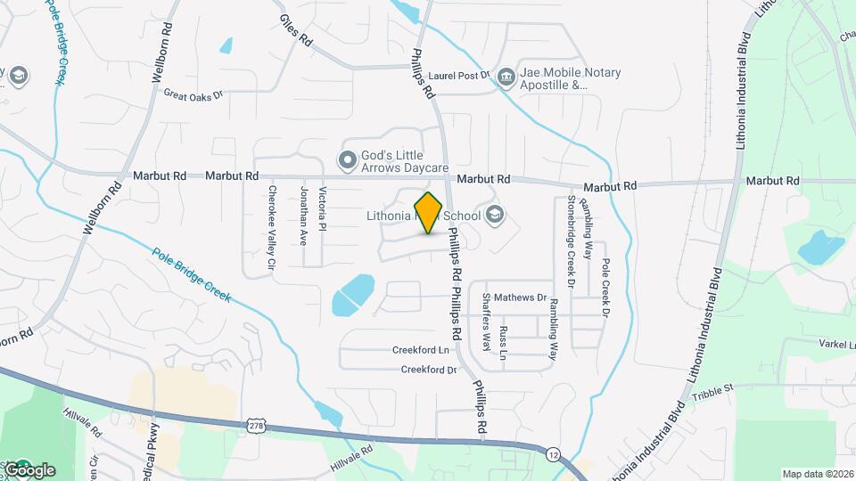 6281 Marbut Farms Trail Mapa y Detalles de la Ubicación