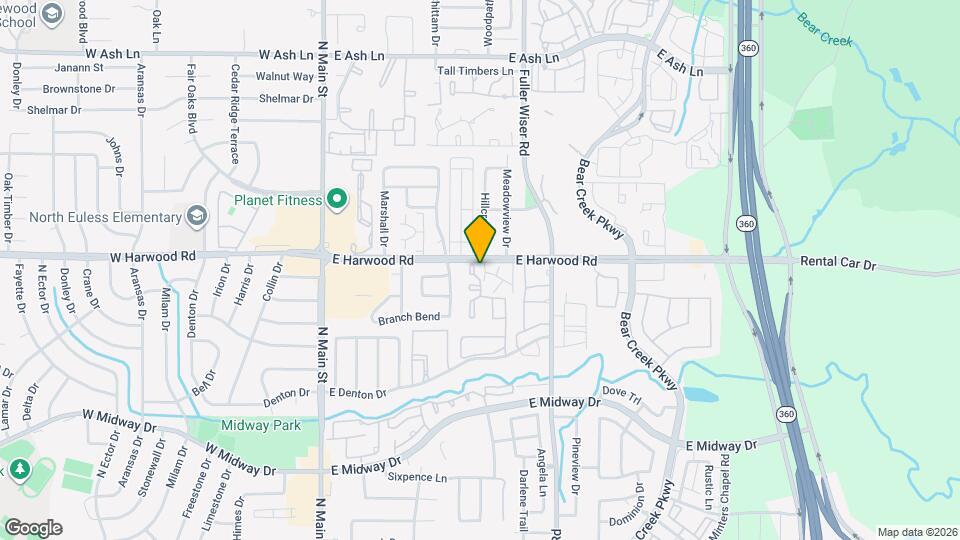 1002 Harwood Ct Map and Location Details