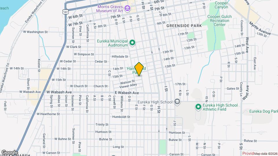 1536 F St Map and Location Details