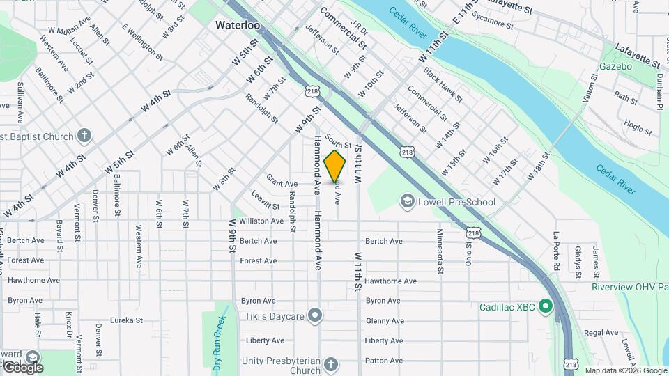 1424 Grant Ave Map and Location Details