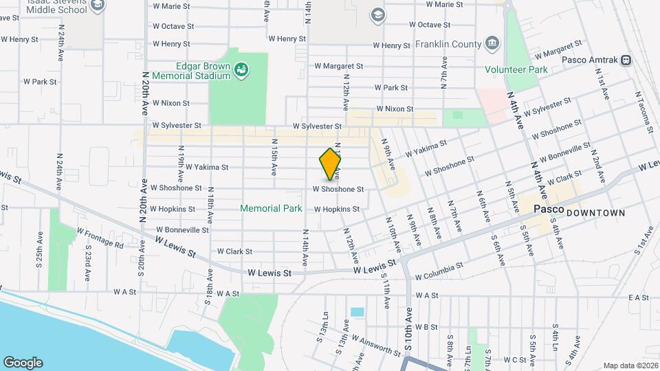 1307 W Shoshone St Map and Location Details