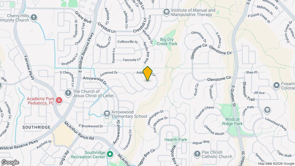 10169 Fawnbrook Ln Map and Location Details