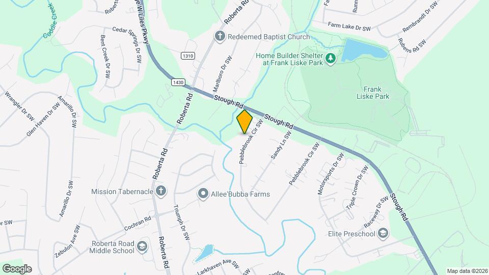 4104 Pebblebrook Cir SW Mapa y Detalles de la Ubicación