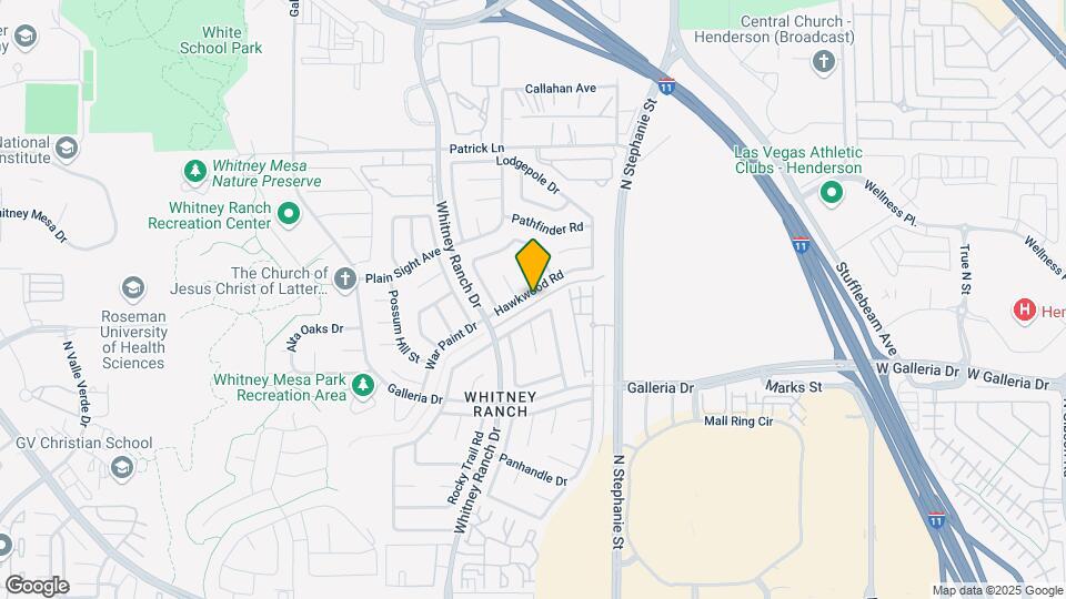 1427 Hawkwood Rd Map and Location Details