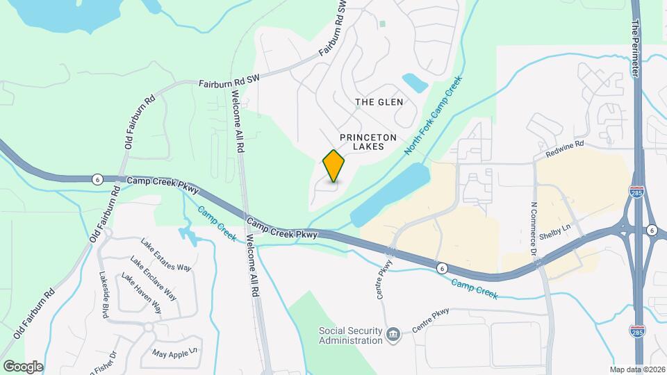 4000 Princeton Lakes Pass SW Map and Location Details