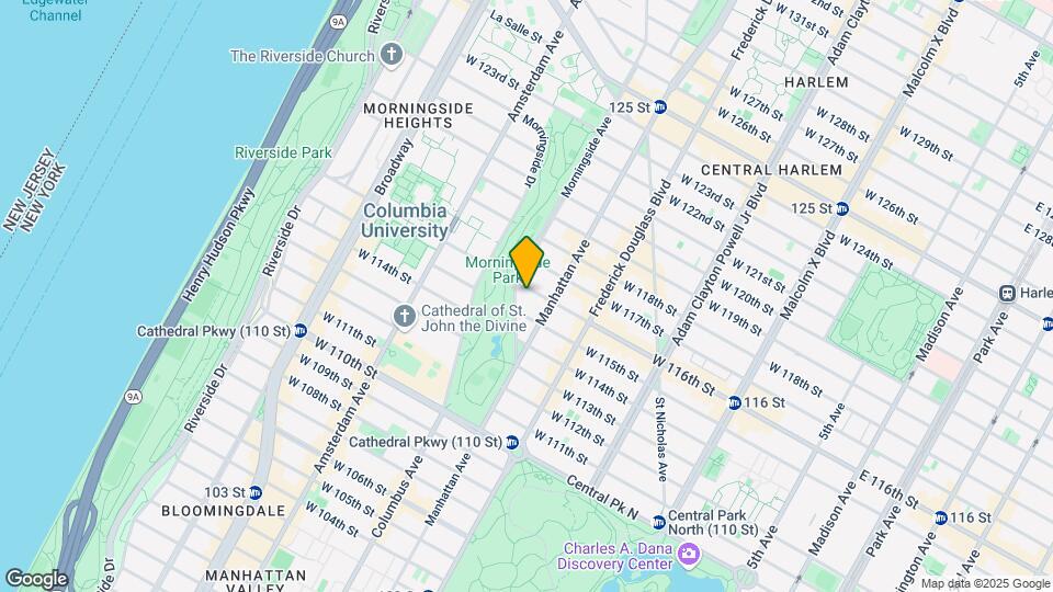 370 W 116th St Map and Location Details