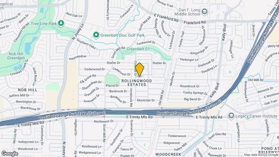 2205 Rockwood Dr Map and Location Details