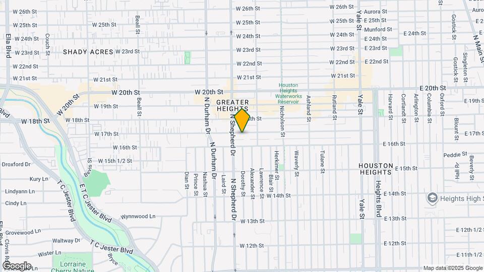 632 W 17th St Map and Location Details