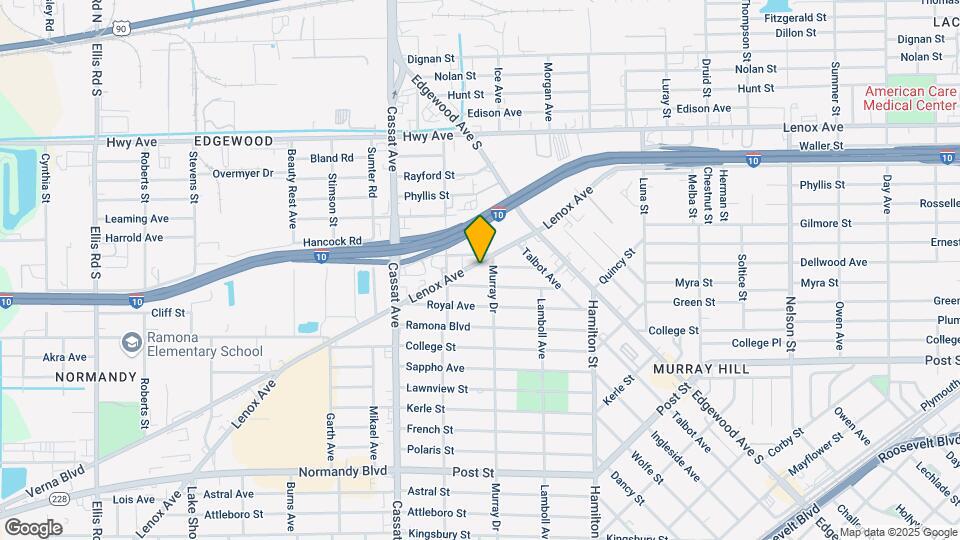 4736 Lenox Ave Map and Location Details