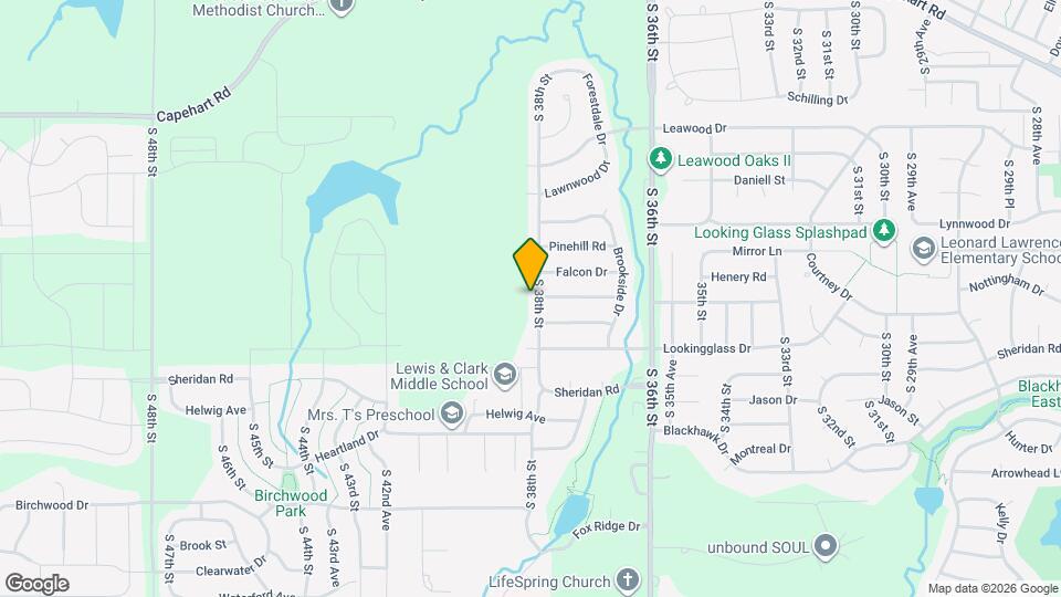 13214 S 38th St Map and Location Details