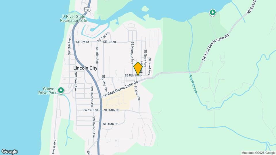 838 SE Oar Ave Map and Location Details