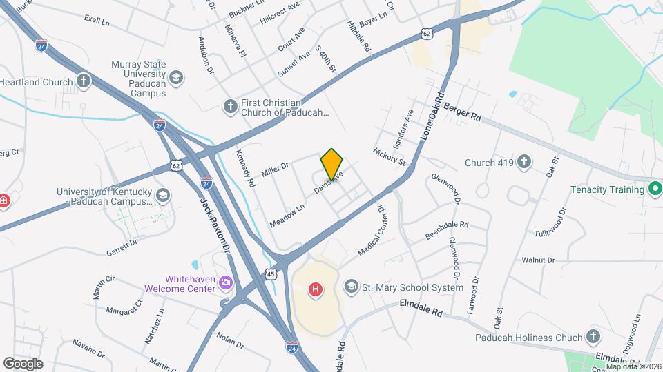 1310 Davis Ave Map and Location Details