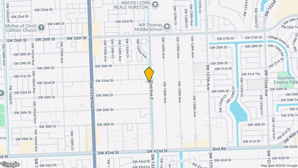 3252 SW 132nd Ave Map and Location Details