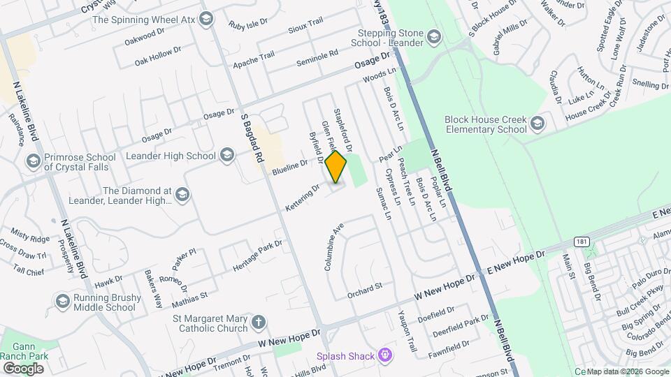 2400 Byfield Dr Map and Location Details