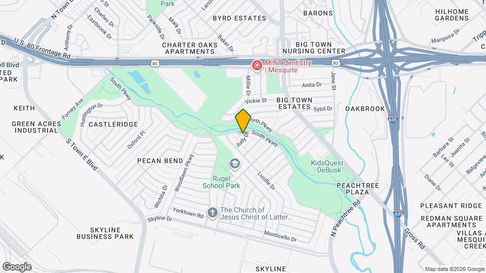 2707 Judy Dr Map and Location Details