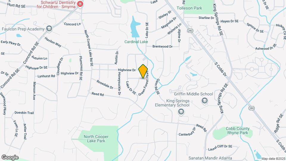 860 Green Forest Dr Map and Location Details