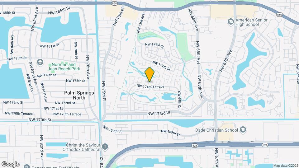 7291 NW 174th Ter, Unit # 102 Mapa y Detalles de la Ubicación