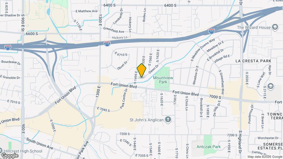 1528 Dawn Dr Map and Location Details
