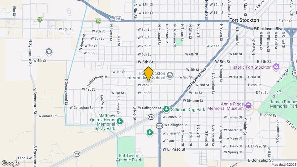 203 N Colpitts Blvd Map and Location Details