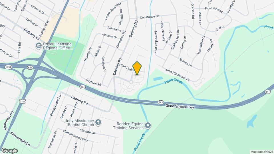 12812 Lost Hill Walk Map and Location Details