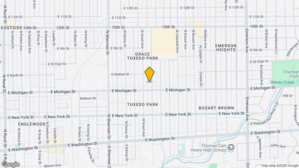 520 N Gladstone Ave Mapa y Detalles de la Ubicación