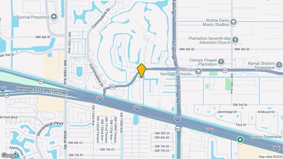 106 SW 127th Terrace Map and Location Details