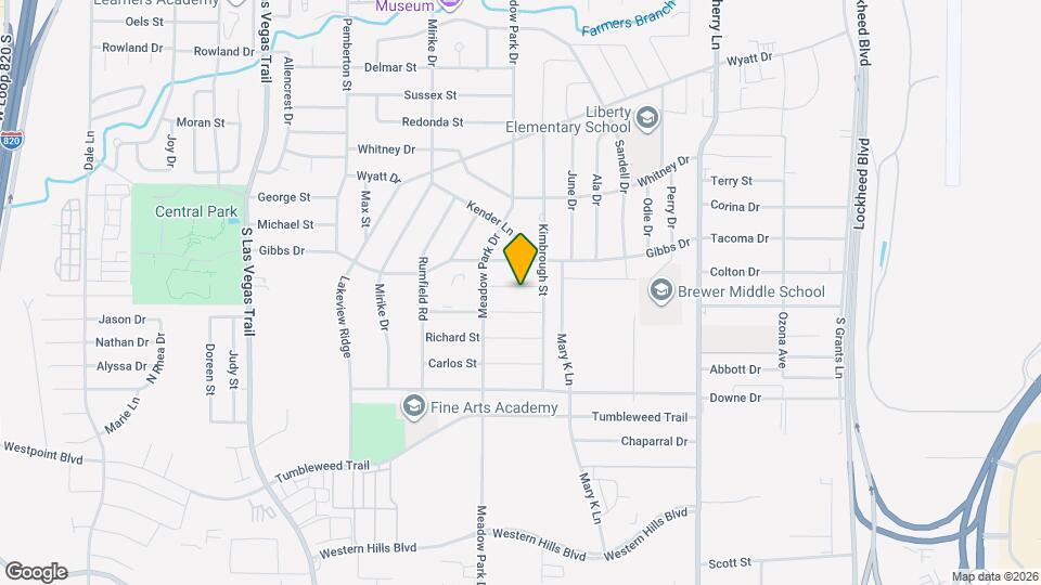 8109 Tinsley Ln Map and Location Details