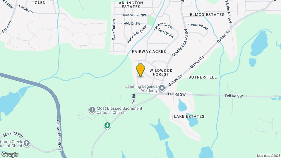 4396 Greenleaf Cir SW Map and Location Details