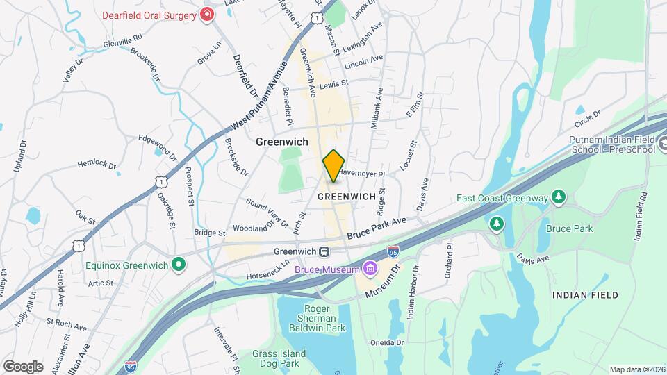 343 Greenwich Ave Map and Location Details