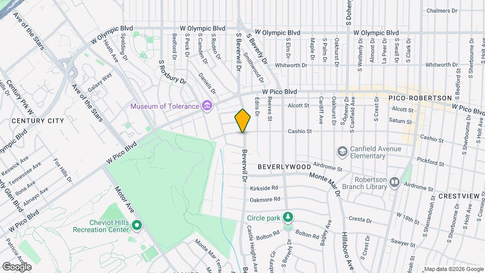 9704 Cashio St Map and Location Details