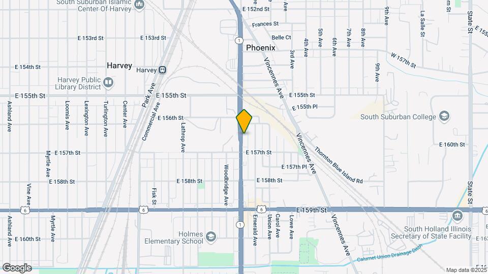 15623 Halsted St Map and Location Details
