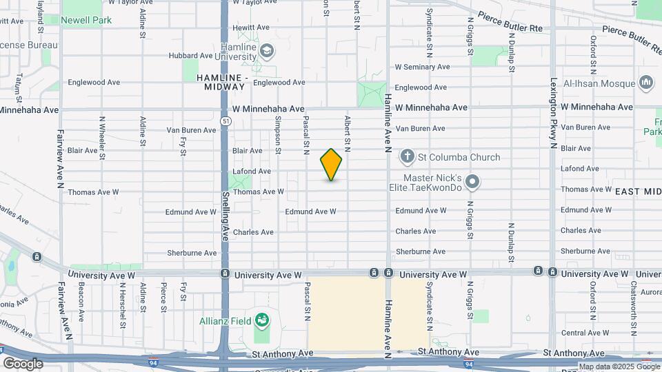 1423 Thomas Ave W Map and Location Details