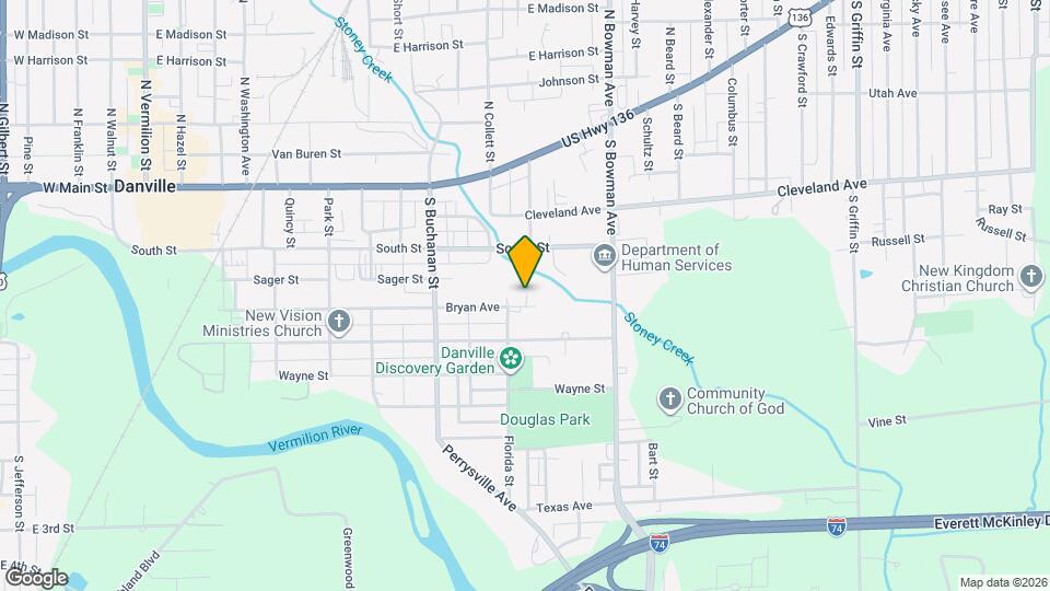 807 Bryan Ave Map and Location Details